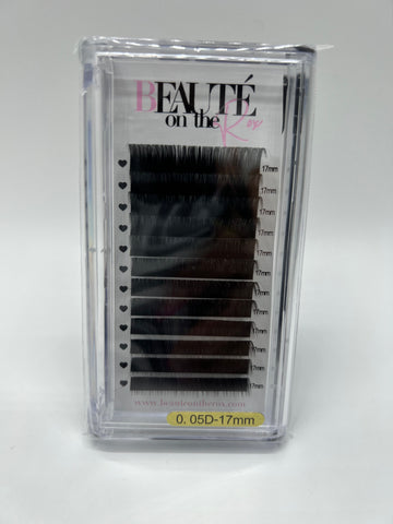 Single Length Lash Tray .05 D curl